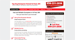 Desktop Screenshot of dumpsterrentalstpaulmn.net